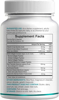 Multi Collagen Pills with Vitamin C, E & Biotin, 300 Capsules â Hydrolyzed Collagen Peptides â 11 in 1 Formula with Saw Palmetto, Bamboo Silica, &