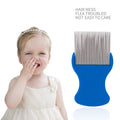 9 Pcs Lice Combs, Flea Combs, Hair Comb Double Sided Fine Tooth Combs, Removal Dandruff Comb with Metal Teeth, Stainless Steel Louse and Nit Comb