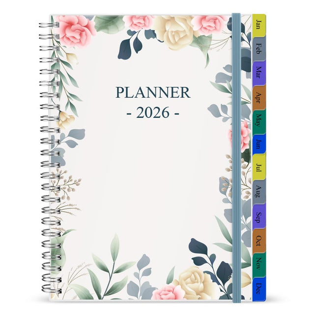 2025-2026 Planner - Weekly & Monthly Planner Runs Jul 2025 to Jun 2026, 6.25" X 8.25", 12 Monthly Tabs, 14 Notes Page, P