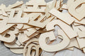 FROSTDONKEY 162 Pieces 2 Inch Unfinished Wooden Craft Letters with Storage Tray, 2 in Small Wooden Alphabet Letters for Crafts, Wall Decor, DIY,