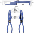 Plastic Pliers, Home Tool Auxiliary Pliers, Jelanry Secure Nails Anti-Smashing Finger Joint Pliers for More Safety for Hammering Nails Easy to