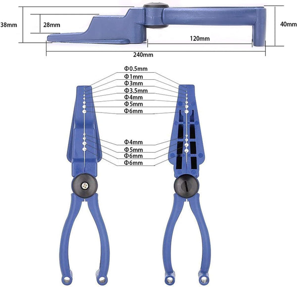 Plastic Pliers, Home Tool Auxiliary Pliers, Jelanry Secure Nails Anti-Smashing Finger Joint Pliers for More Safety for Hammering Nails Easy to