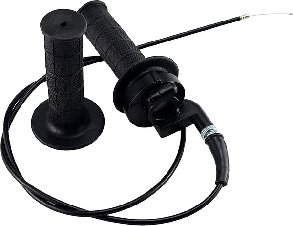 Throttle Handle Grips and Cable for ATV Quad Pit / Dirt Bike Baja Mini Bike Mb165 Mb200 196Cc 200Cc Doodlebug Bike Fit for 22Mm Bar by TOPEMAI