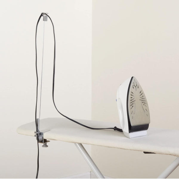 Household Essentials Flexible Iron Cord Minder, 18" High, Silver