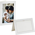 BEST PAPER GREETINGS 48 Pack Photo Frame Cards 4X6 with Envelopes - Picture Insert Note Cards for Wedding, Graduation, Anniversary (Textured Ivory