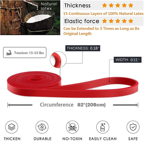 Pull-Up Bands - Resistance Bands for Women'S Workout - Perfect for Gym & Home