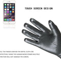 REDESS Winter Leather Gloves for Women, Wool Fleece Lined Warm Gloves, Touchscreen Texting Thick Thermal Snow Driving Gloves