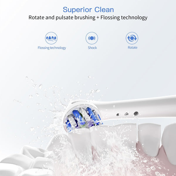 Replacement Toothbrush Heads for Oral B Braun, 8 Pack Professional Electric Toothbrush Heads, Precision Clean Brush Heads Refill Compatible with