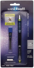 Uni-Ball Kuru Toga Mechanical Pencil with 0.7 Mm Lead Refills & Pencil Erasers, HB #2