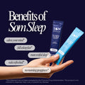 Som Sleep, Restful Sleep Powder Drink Mix W/Melatonin, Magnesium, Vitamin B6, L-Theanine & GABA â Vegan, Zero Sugar, Keto Friendly â Cherry,