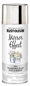 Rust-Oleum 301494 Specialty Mirror Spray, 6 Oz, Silver