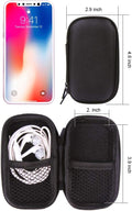 HOOTEK Durable MP3 Player Case, USB Flash Drive Case Bag Wallet, 2Pack EVA Shockproof Hard Carrying Travel Case Bag SD Memory Cards Cable