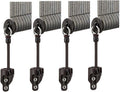 Sun Shade Parts Bungee Kit and End Cap,Weather Resistance,For Coolaroo Exterior Roller Shade,Outdoor Blinds,Roller Shades (Bungee Kit-2 Sets, Brown)