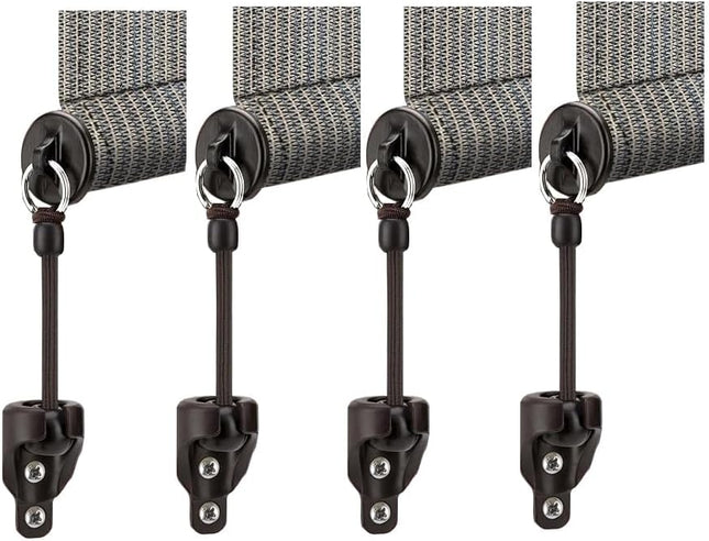 Sun Shade Parts Bungee Kit and End Cap,Weather Resistance,For Coolaroo Exterior Roller Shade,Outdoor Blinds,Roller Shade