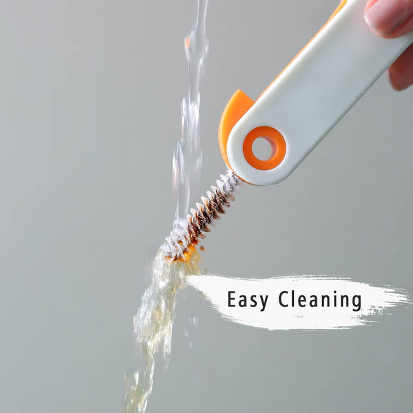HONOMA Multi-Functional Water Bottle Cover Cleaning Brush,3 in 1 Cleaner Tools for Bottle Cup Cover Lid Groove Crevice Tiny Mini Home Kitchen
