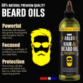 Arlo'S Pro-Growth Hair and Beard Oil 8 Oz. - Hair Oil, Mustache Oil and Beard Oil Growth