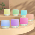 HOMILLY Essential Oil Diffuser, 120Ml USB Cable Colorful Quiet Aromatherapy Diffuser with 7 Colors Lights, Adjustable Mist Mode, Waterless Auto