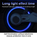 Luminous Tire Valve Stem Caps for Car, 12PCS Fluorescent Glow in the Dark Air Caps Cover, Illuminated Corrosion Resistant Tire Pressure Caps,