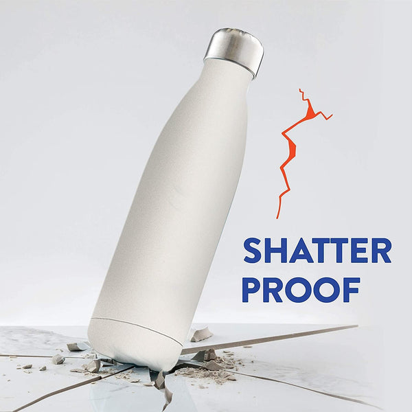 THE CEO 17Oz Business Stainless Steel Water Bottle with Three-Layer Insulation - Leak-Proof Reusable Bottles for Travel & Gym - Stay Hydrated with