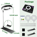 Grow Lights for Indoor Plants, 48 Leds Full Spectrum Plant Light for Indoor Plants, Height Adjustable Growing Lamp with Base, 3 Optional