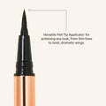 Live Tinted Legacy Liquid Eye Liner â Ultra-Black, Quick-Drying, All-Day Wear â Flexible Felt Tip for Precision â Satin Finish
