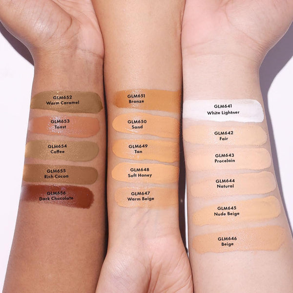 L.A. Girl Pro Coverage Liquid Foundation, White, 0.95 Fl Oz White (Foundation Lightener) 0.95 Fl Oz (Pack of 1)