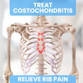 Tietze Syndrome and Costochondritis Treats Back Stretcher Posture Corrector to Relieve Headaches Chest Upper and Lower Back Pain