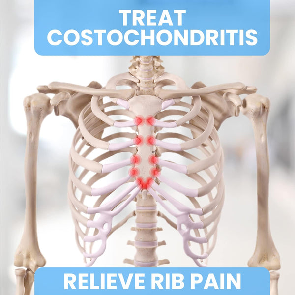 Tietze Syndrome and Costochondritis Treats Back Stretcher Posture Corrector to Relieve Headaches Chest Upper and Lower Back Pain