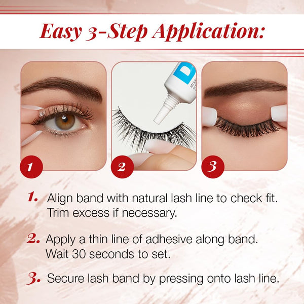 Ardell Naked Strip Lashes 421 â Natural-Looking, Long-Lasting False Eyelashes with Invisiband for Seamless Blend, 4 Pairs, 1-Pack
