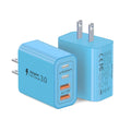 [40W/2Pack] Wall Charger, USB C Charger Block, Multi-Port PD + QC 3.0 Super Fast Charging Power Plug Adapter Brick for Watch Series 9 8 7, Iphone