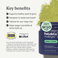 Petlab Co. Probright Advanced Dental Powder - Dog Breath Freshener - Teeth Cleaning Made Easy â Targets Tartar & Bad Breath - Formulated for Small