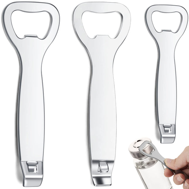 3 Pcs Vial Decapper for 20Mm and 13Mm Flip Vial Cap Stainless Steel Remover Oral Liquid Seal Opener Bottle Openers for B