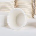 Golden Apple, 2oz-100ct Portion cups. Compostable Sugarcane/Bagasse. Biodegradable. Sample food cops.