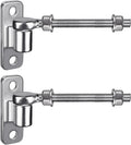 304 Stainless Steel Heavy Duty Gate Hinges, 6'' J Bolt Gate Hinge with Dia M12, 4Pack Welded Hinge for Farm Gate, One Piece Molded Gate Hinge for
