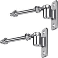 304 Stainless Steel Heavy Duty Gate Hinges, 6'' J Bolt Gate Hinge with Dia M12, 4Pack Welded Hinge for Farm Gate, One Piece Molded Gate Hinge for