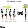 POAGL Posture Corrector for Men | Universal Fit Adjustable Upper Back Brace for Clavicle to Support Neck, Back and Shoulder Pain Relief Kyphosis