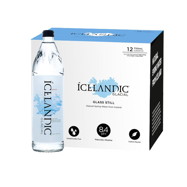 Icelandic Glacial, Water Spring Natural, 25.36 Fl Oz