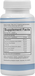 Luminite Sleep Support - Nighttime Sleep Aid Supplement - L-Tryptophan, Melatonin, Chammomile - Non Habit Forming, 30 Count