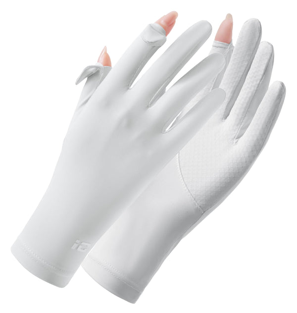Ultra Thin Full Finger UV Protection Driving Gloves for Women, Ice Silk UV Summer Gloves