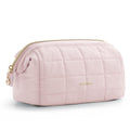 BAGSMART Makeup Bag Travel Toiletry Bag, Puffy Padded Make up Bags for Women Makeup Organizer Case, Wide-Open Pouch Purse Travel Essentials