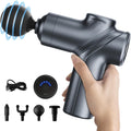 Massage Gun Deep Tissue, Silent Brushless Motor and Portable Massage Gun with 4 Interchangeable Heads for Deep Muscle Relief and Relaxation, Relax