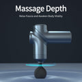 Massage Gun Deep Tissue, Silent Brushless Motor and Portable Massage Gun with 4 Interchangeable Heads for Deep Muscle Relief and Relaxation, Relax
