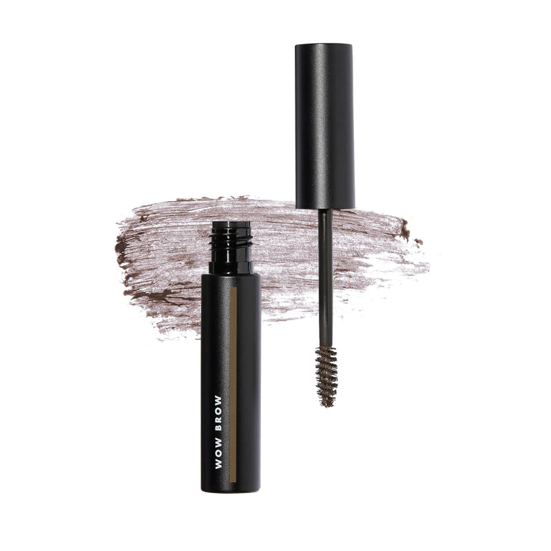 E.L.F., Wow Brow Gel, Volumizing, Buildable, Wax-Gel Hybrid, Creates Full, Voluminous-Looking Brows, Locks Brow Hairs in Place, Neutral Brown,