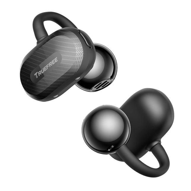 Truefree C10 Open-Ear Earbuds, Clip-On Wireless Headphones, Bluetooth 5.4, 12Mm Driver with Spatial Sound, 28H Playtime,