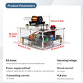 STEM Projects DIY Toys Soldering Practice Kit, Electric Magnetic Transmitter Educational Electronics Kit, Mini DIY Shooting Game Toy Gift for
