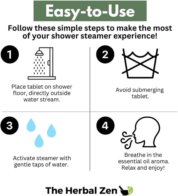 Cold Kicker Shower Steamers Aromatherapy, Eucalyptus Shower Steamer, Shower Bombs Made in the USA, Menthol Shower Steamer, Self Care Gifts,