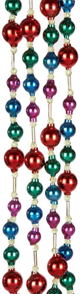 Kurt S. Adler Kurt Adler 6' Glass Bead Multicolor Garland
