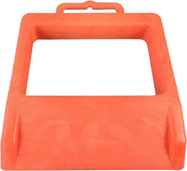 ROBLOCK Pallet Jack Chock Heavy Duty Wheel Chock, Pallet Jack Stopper for Truck 14.2" Length X 11.2" Width X 2" Height (1 Pack, Orange)