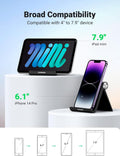 UGREEN Cell Phone Stand for Desk Phone Holder Foldable Portable Adjustable Compatible with Iphone 16 15 14 13 Pro Max, Iphone 12 11 plus SE XS XR
