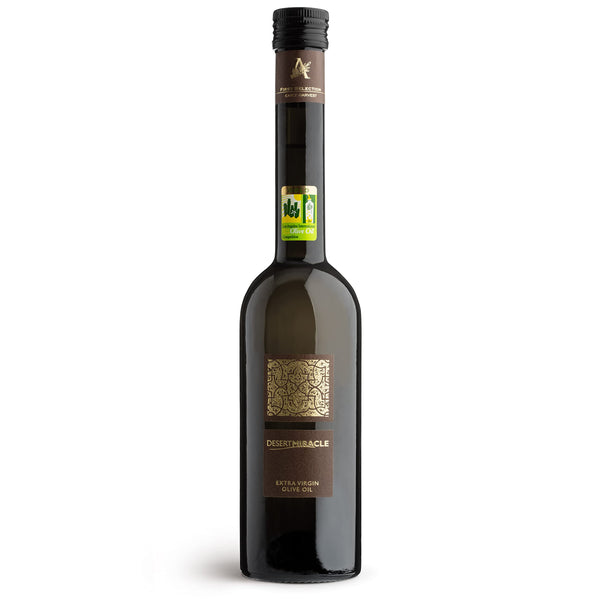 DESERT MIRACLE Cold Pressed Polyphenol Rich Moroccan Olive Oil, Extra Virgin Olive Oil with High Polyphenols, Organic, First Cold Pressed EVOO